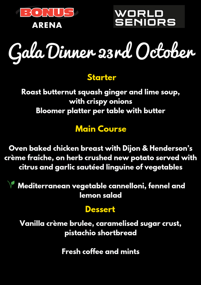 UKChampionship Gala Dinner