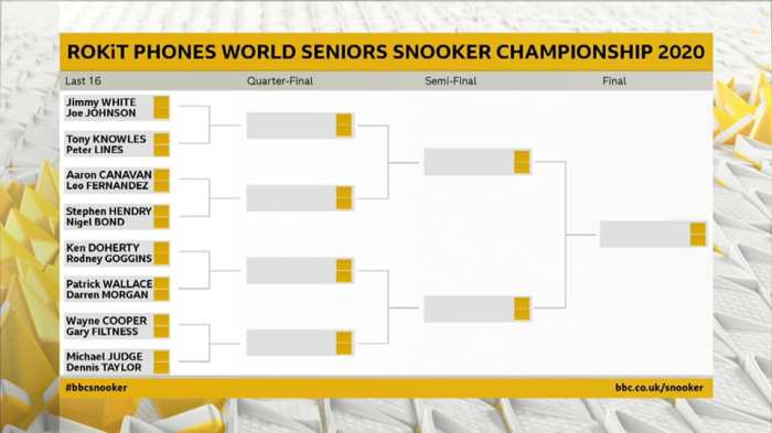 World Seniors Draw Chart